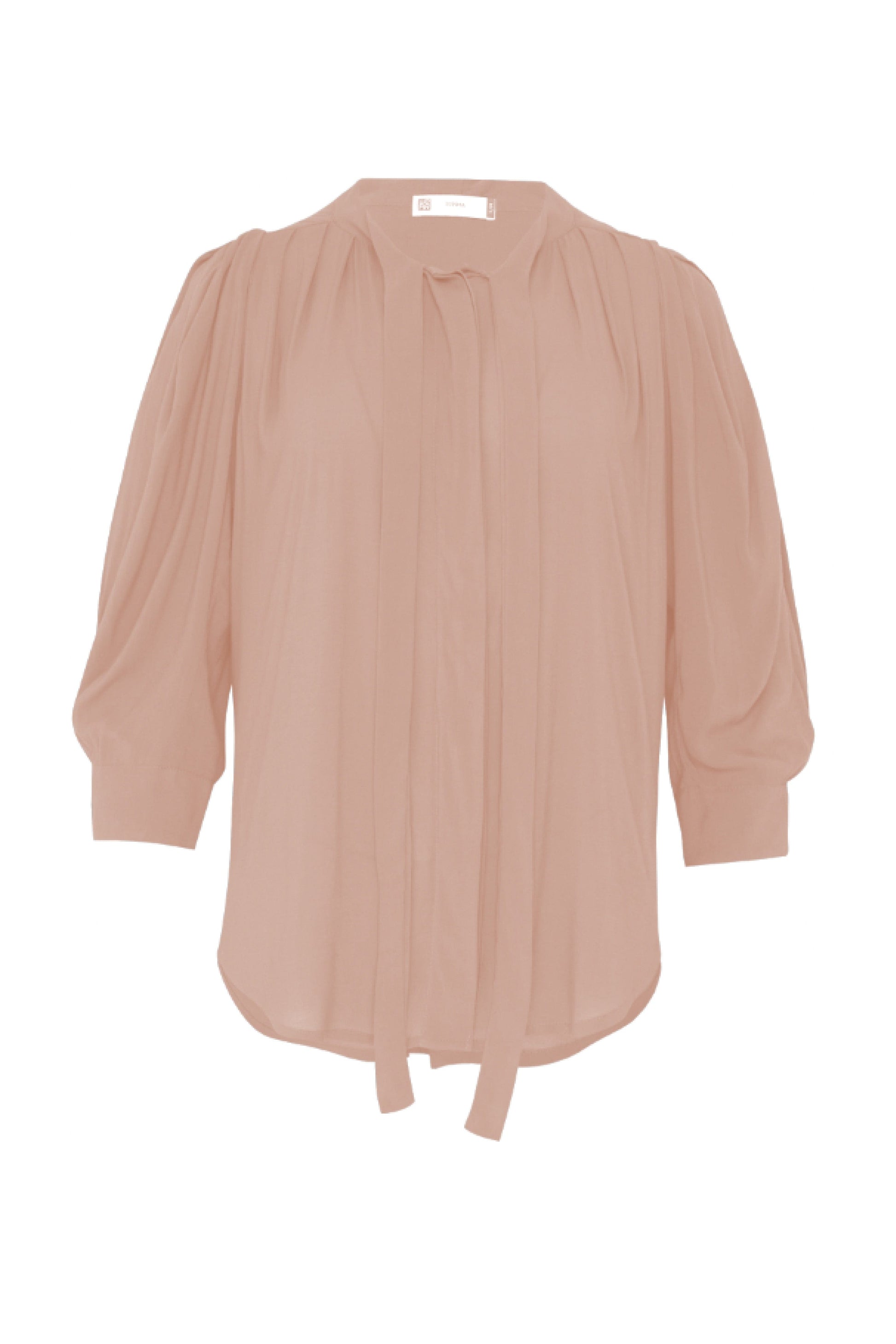 Silk Coucou Shirt rose gold / S/M WE-AR Silk Coucou Shirt | Sustainable Yoga & Off-Duty Wear