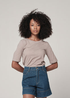 Breeze Tee Shroom / XS WE-AR Breeze Tee | Sustainable Yoga & Off-Duty Wear