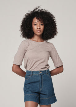 Breeze Tee Shroom / XS WE-AR Breeze Tee | Sustainable Yoga & Off-Duty Wear