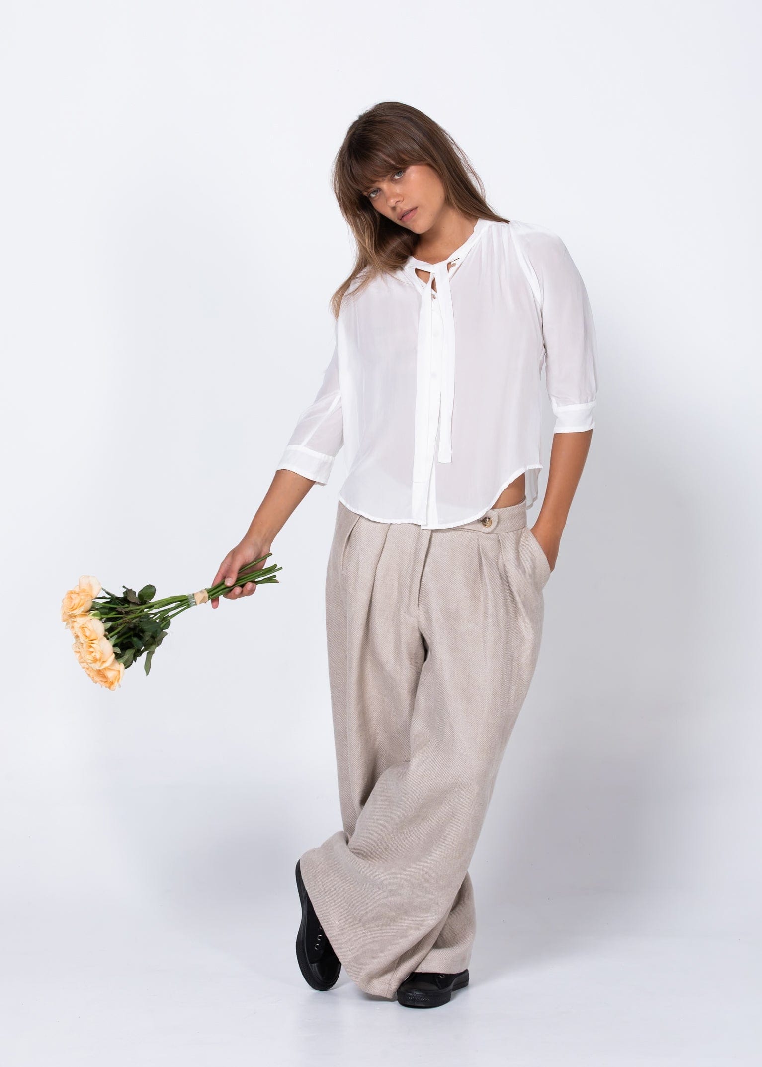 Silk Coucou Shirt WE-AR Silk Coucou Shirt | Sustainable Yoga & Off-Duty Wear