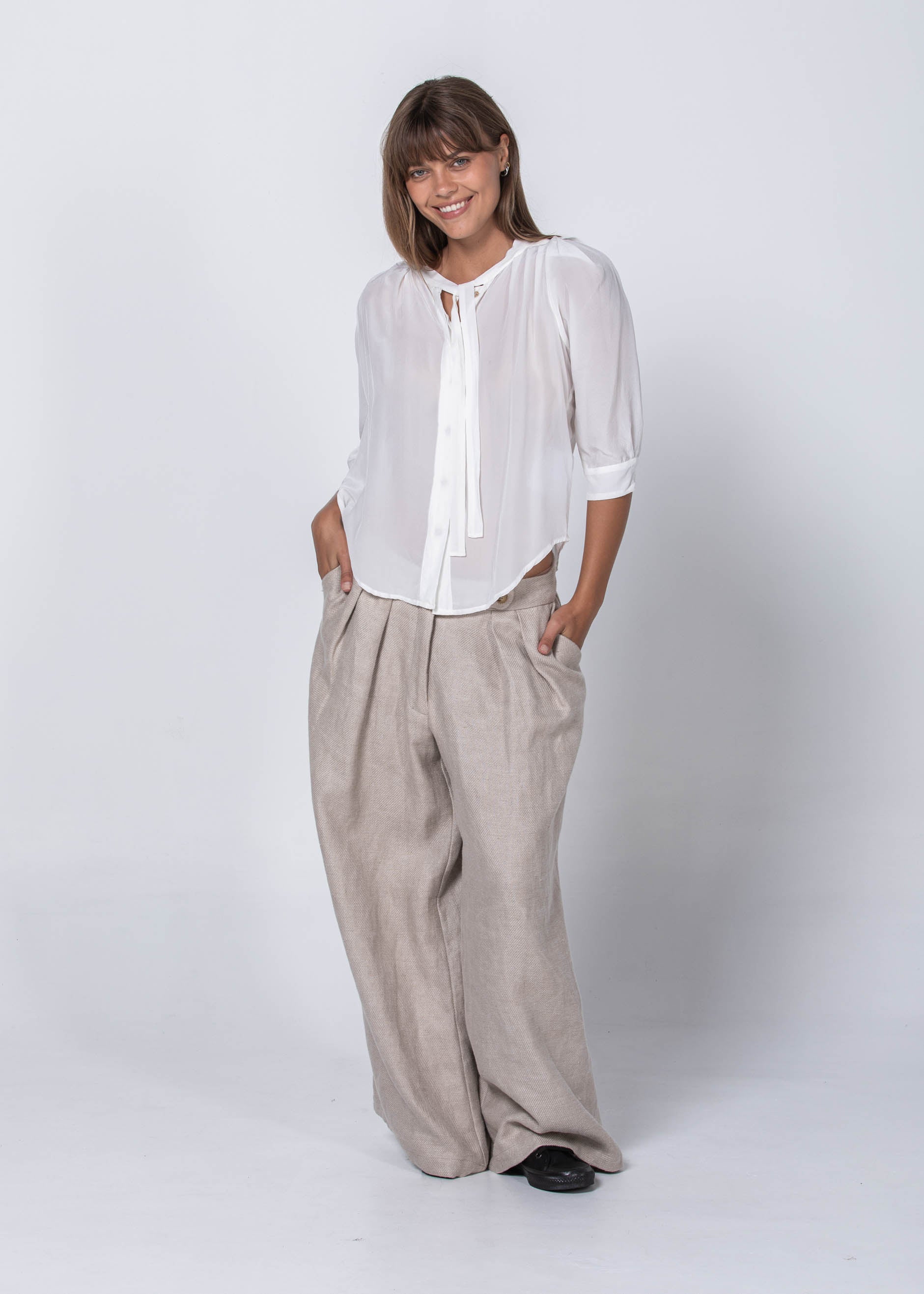 Silk Coucou Shirt WE-AR Silk Coucou Shirt | Sustainable Yoga & Off-Duty Wear