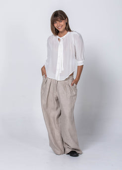 Silk Coucou Shirt WE-AR Silk Coucou Shirt | Sustainable Yoga & Off-Duty Wear