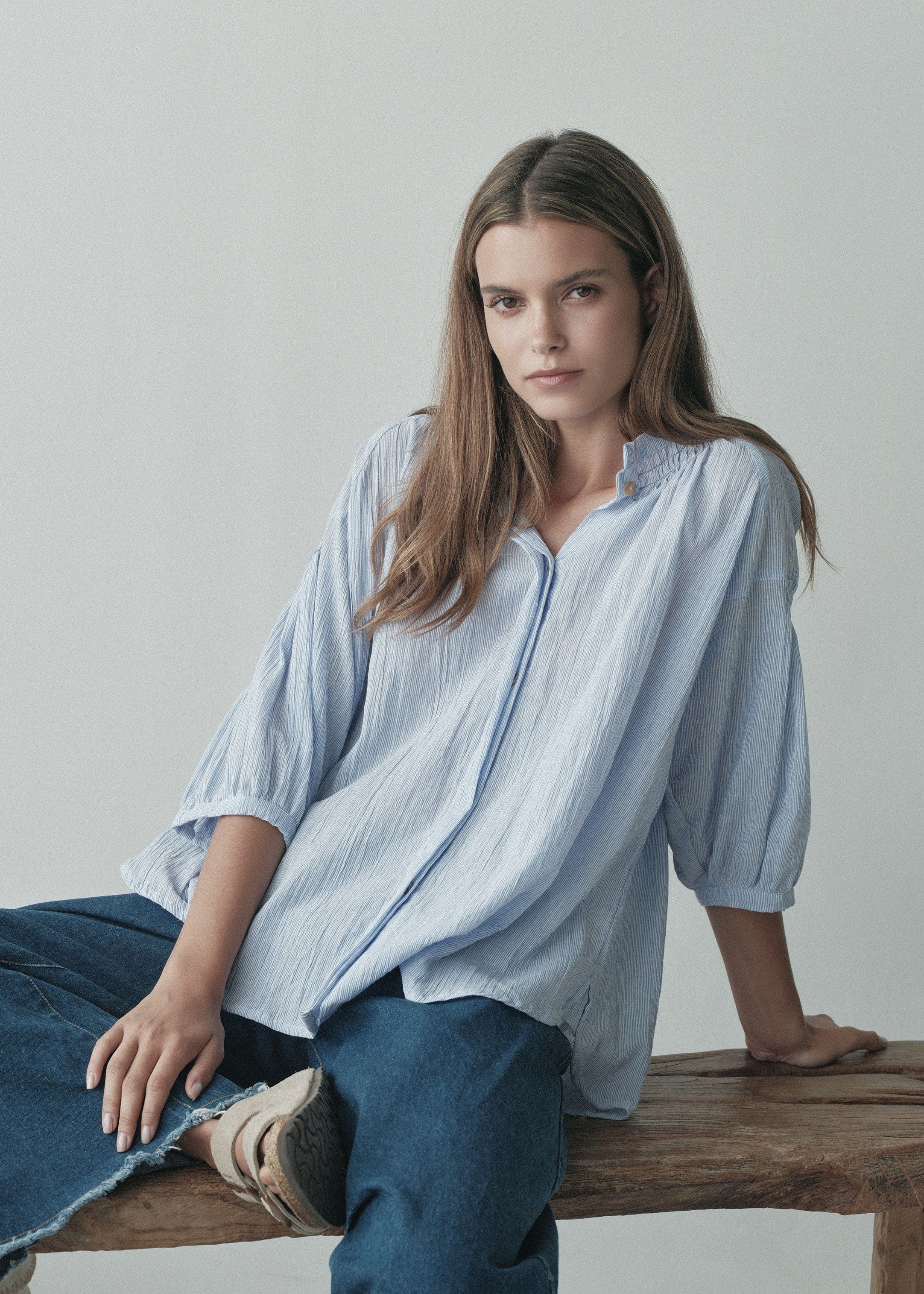 Marsaille Shirt sky blue / S/M Marsaille Shirt