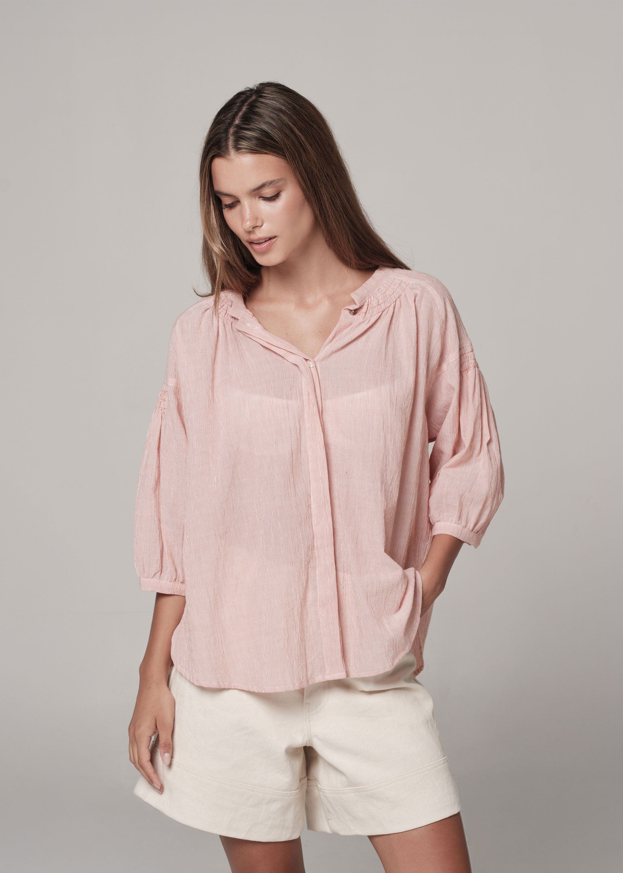 Marsaille Shirt tangerine breeze / S/M Marsaille Shirt