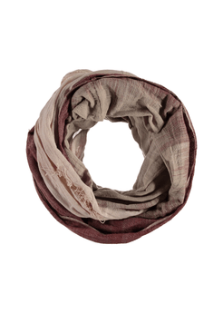 Plant Dye Sarong Scarf tea rose / O/S