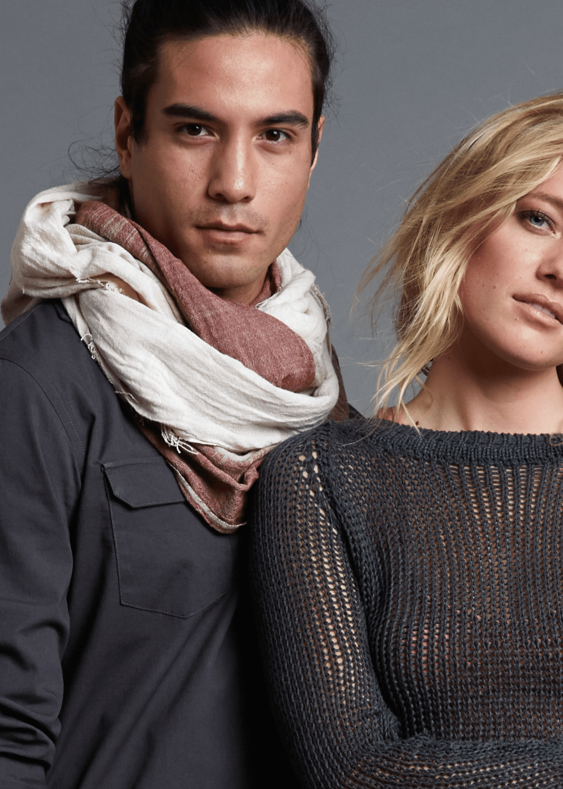 Plant Dye Sarong Scarf tea rose / O/S