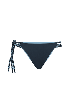 Braided Bikini Bottom two tone blue / XS