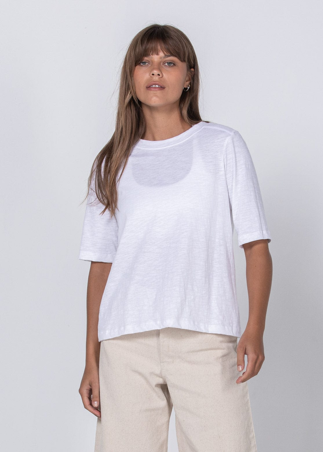 Breeze Tee white / XS WE-AR Breeze Tee | Sustainable Yoga & Off-Duty Wear