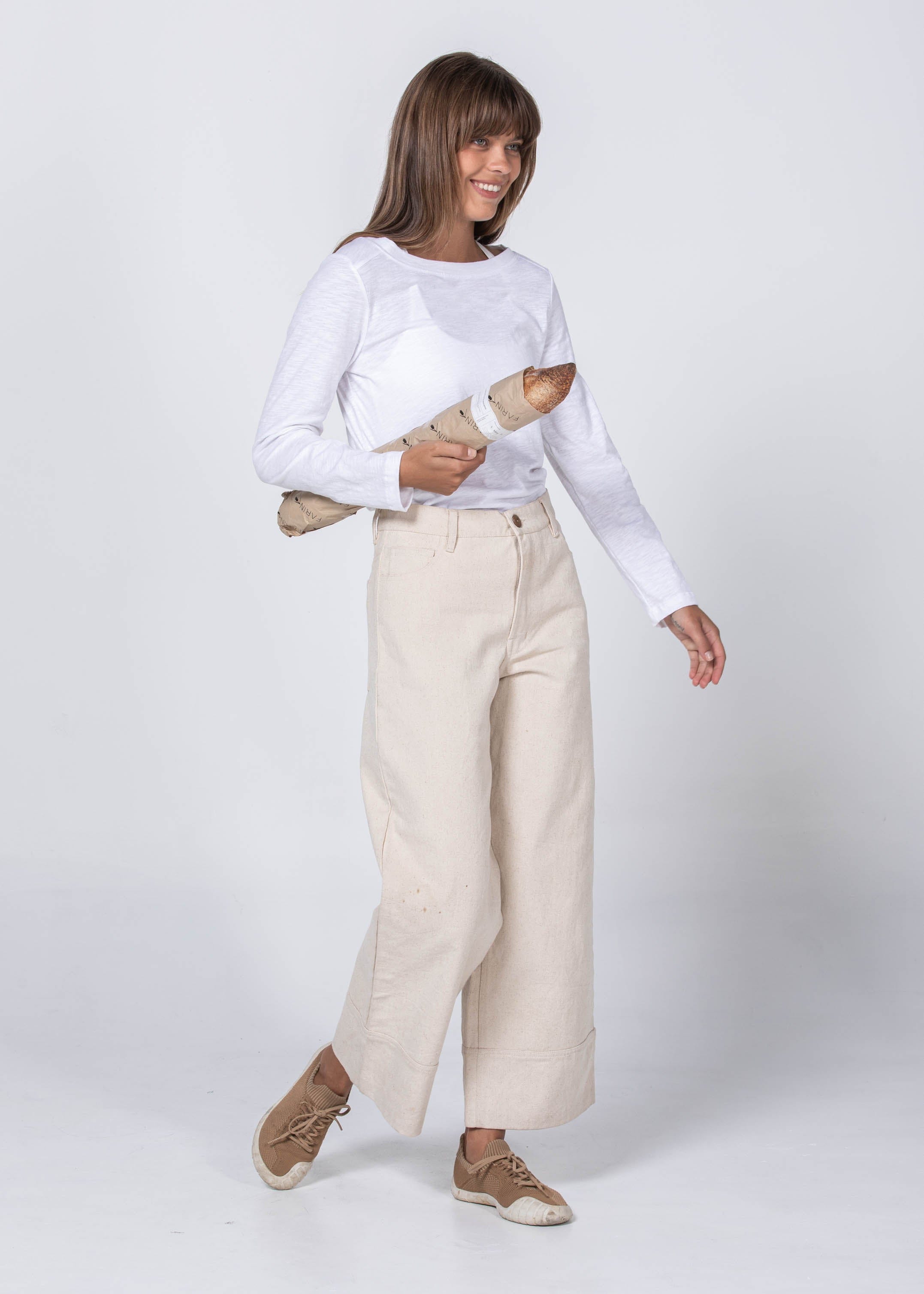 Sora Tee white / XS WE-AR Sora Tee | Sustainable Yoga & Off-Duty Wear