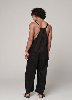 Wide Legged Unisex Linen Overalls Wide Legged Unisex Linen Overalls