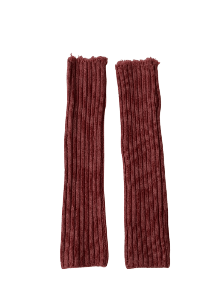 Cashmere Arm Warmers rosewood / ONE LOVE