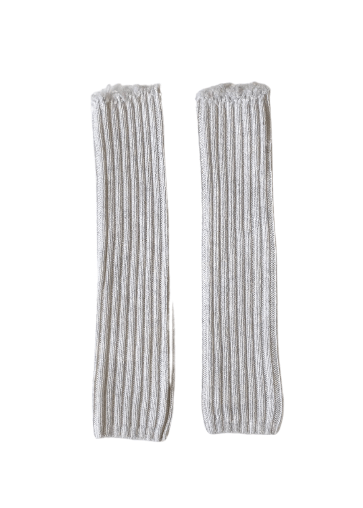 Cashmere Arm Warmers winter white / ONE LOVE