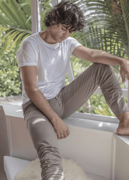 Mens white yoga sales pants