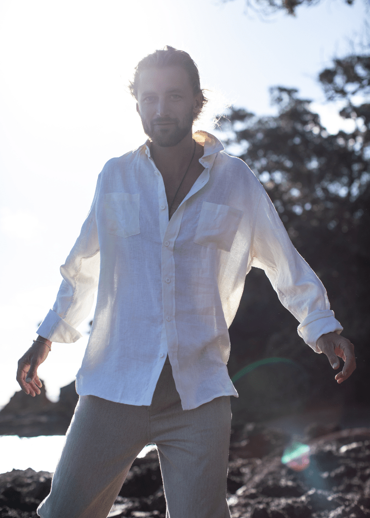 Linen Gramo Shirt cream / S