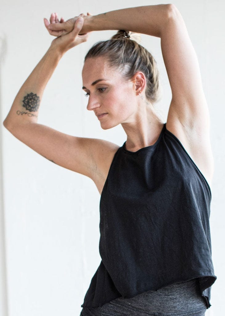 Flare Yoga Tank black / SM