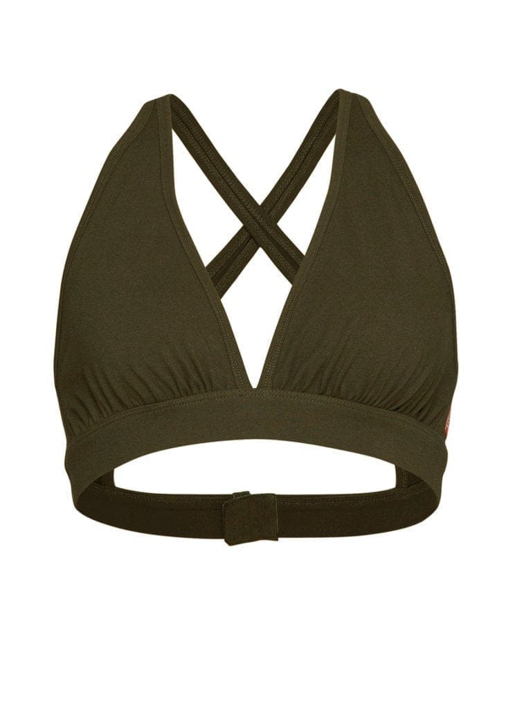 Cross Back Lyte Organic Bra cypress / XS