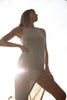 Paloma Cotton Dress grey marl / XS Paloma Cotton Dress | Sundress, Slim Fit | WE-AR