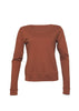 Lia Sweatshirt adobo / L Lia Sweatshirt | Womens Scoop Sweater | WE-AR