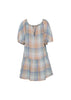 Rope Dress pastel check / one size
