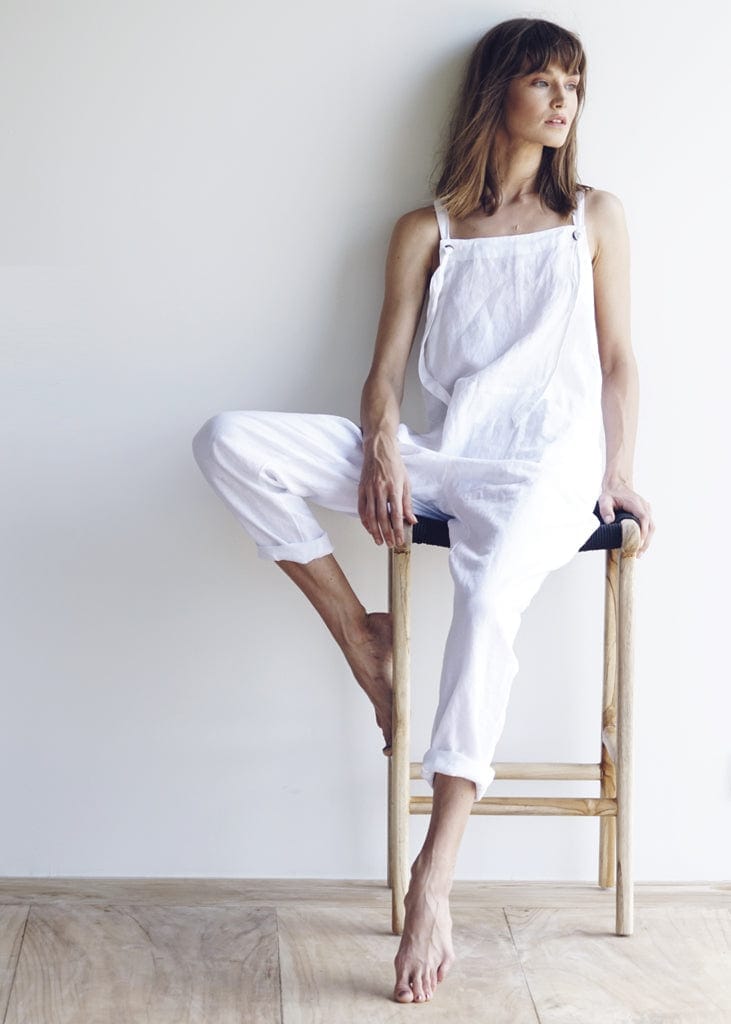 Artista Linen Overalls white / S/M